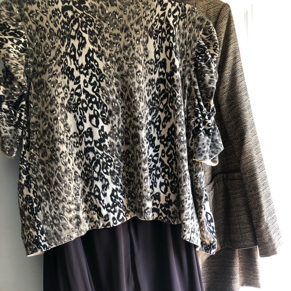 Connected Women’s Apparel Dress. Brown. 16W - Picture 7 of 8